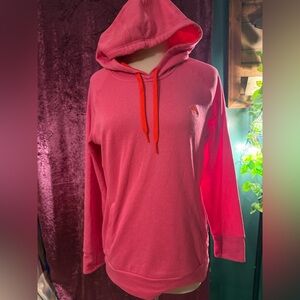 Adidas Ultimate Hoodie in Bright Pink and orange